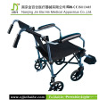 Складное алюминиевое ручное кресло-коляска для пациентов